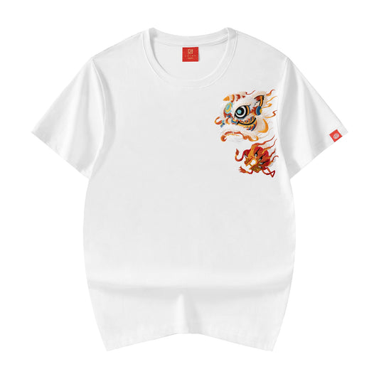 T-shirt brodé Lion KH766