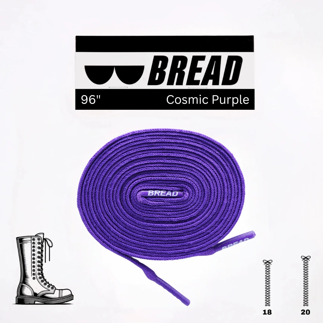 Cosmic Purple Bread Laces