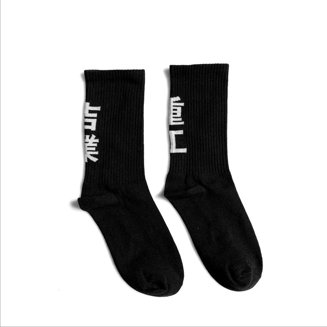 HiSo1 Industrial Kanji Socks
