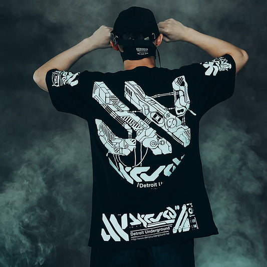 T-shirt Sim9001 Cyberpunk Detroit