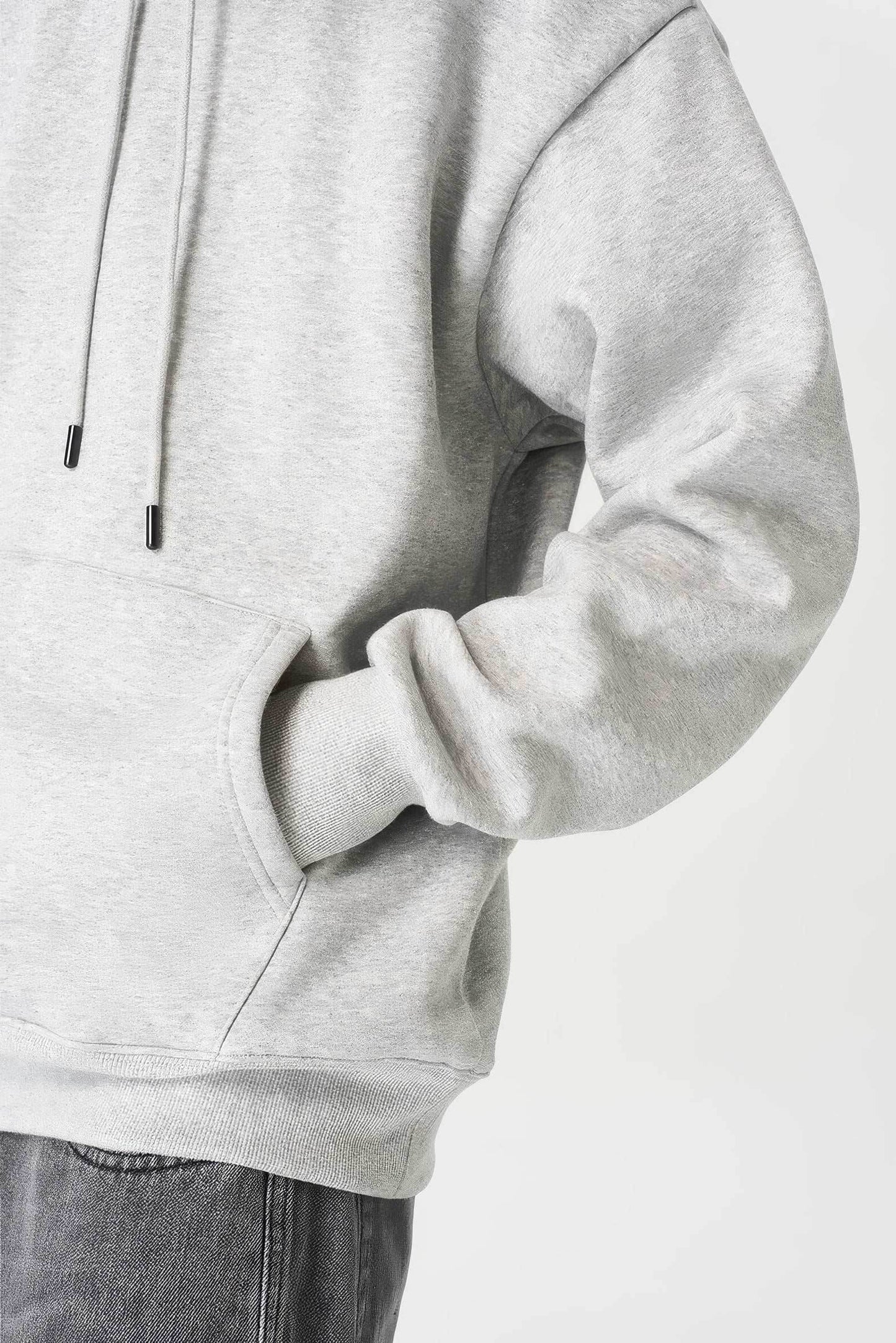 American Style Solid Color 350g Fleece Hoodie