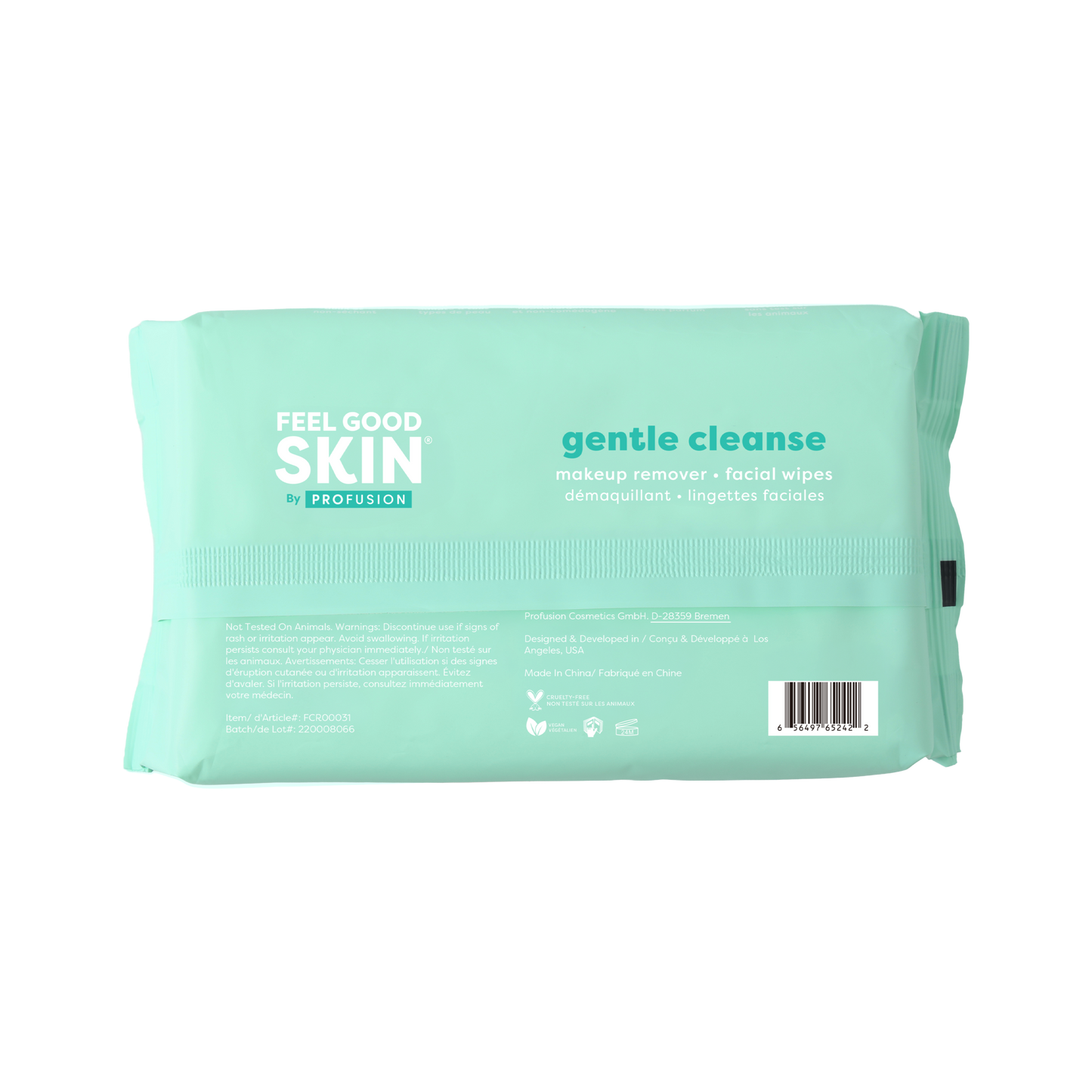 Feel Good Skin | Gentle Cleanse Makeup Remove Facial Wipes - 50 count