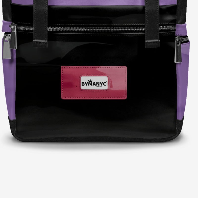 BYMANYC ® Nueva York – Mochila NYC COUTURE en color baya y violeta tormenta