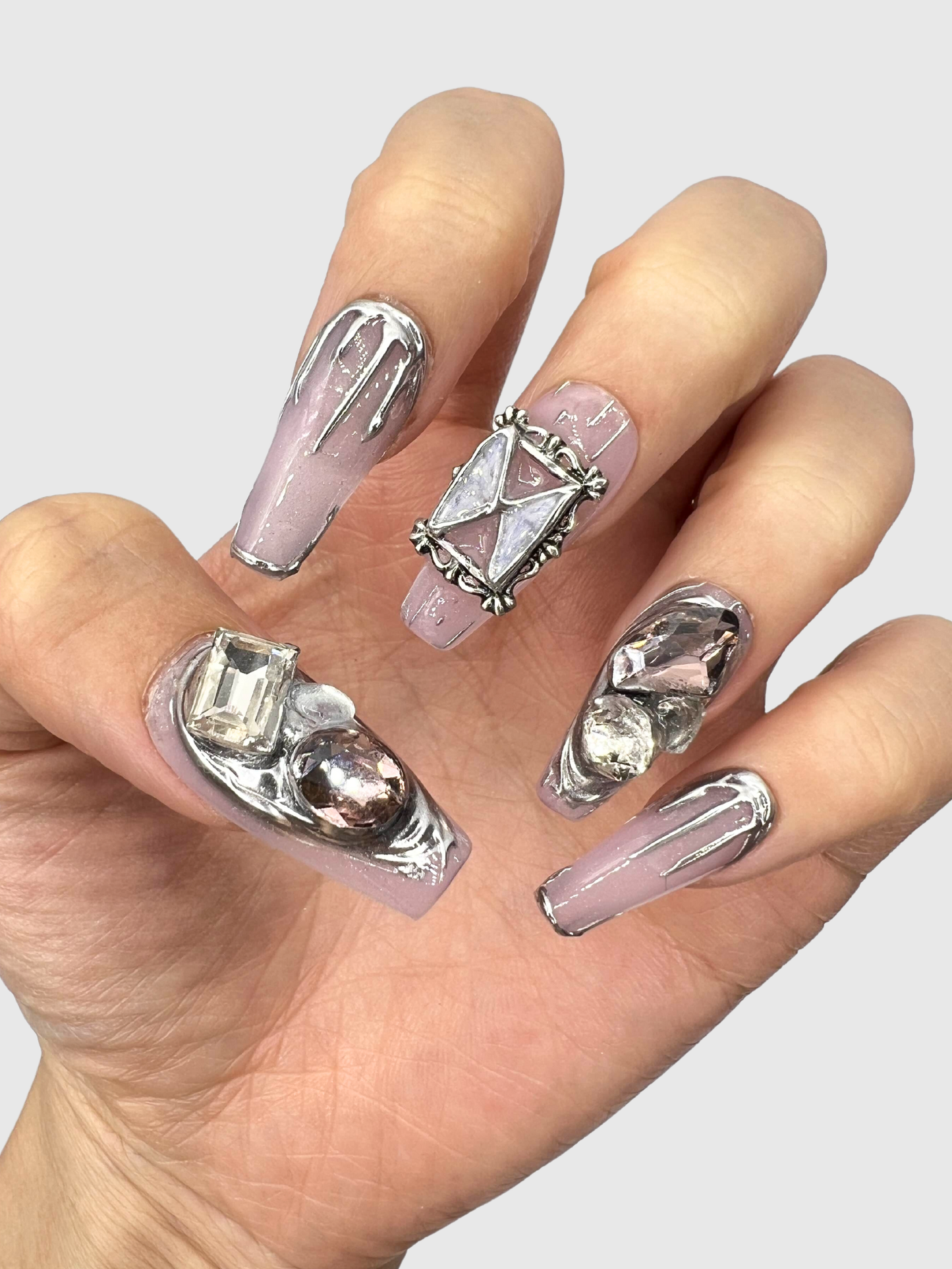 Butterfly Trap Handmade Nails