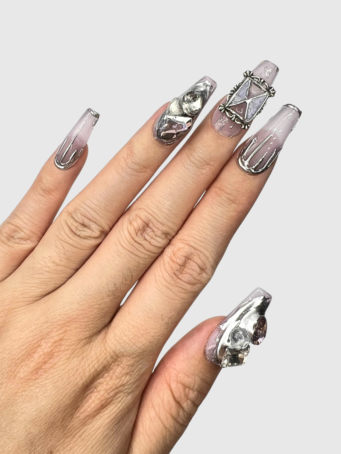 Butterfly Trap Handmade Nails