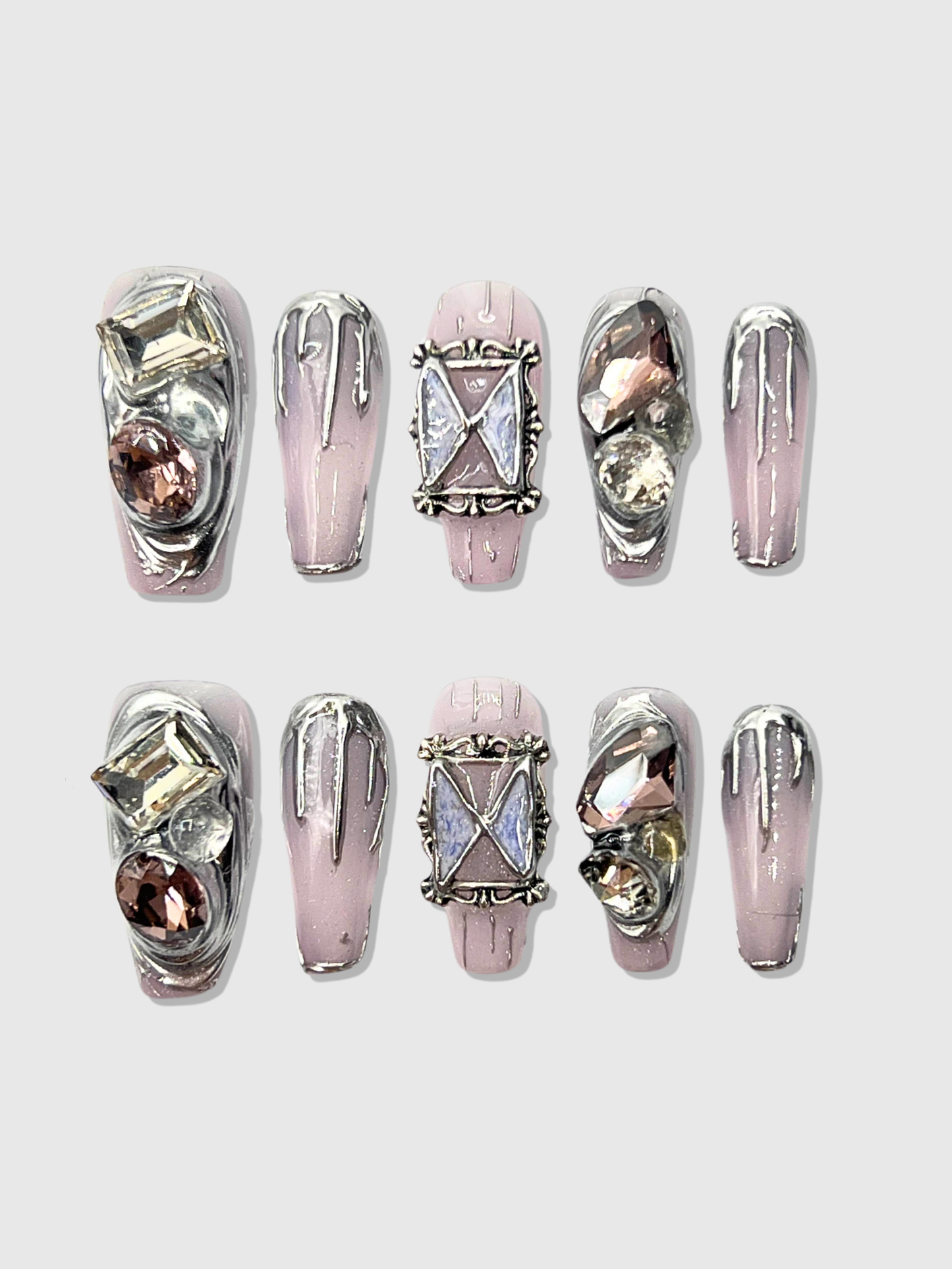 Butterfly Trap Handmade Nails