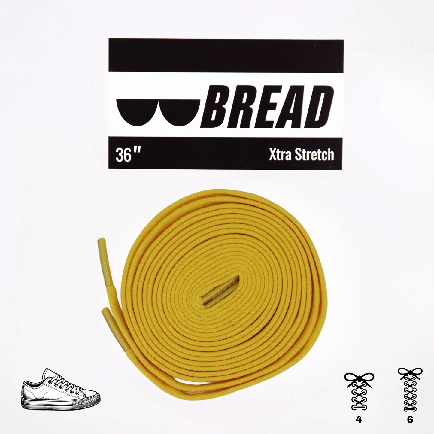 Corona Yellow Bread Laces