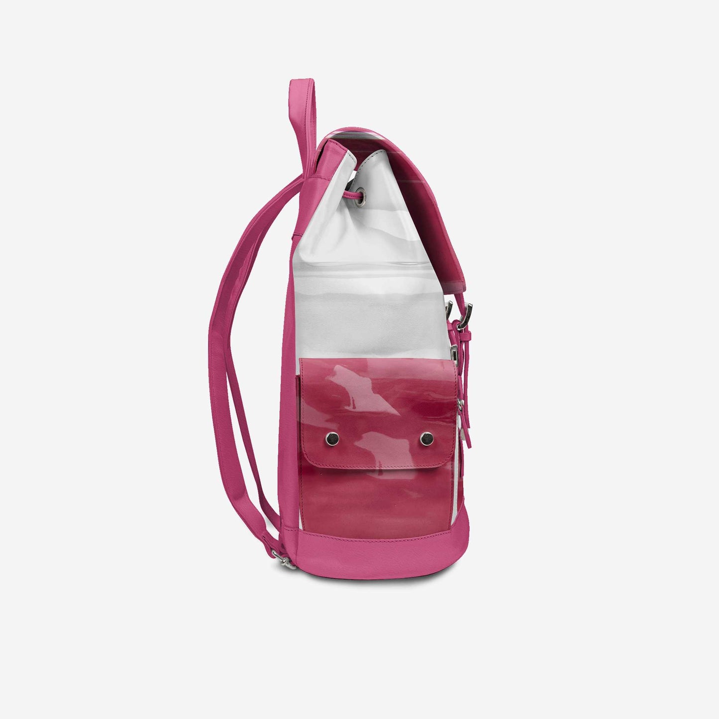Sac à dos écologique Couture – Édition rose et blanc | BYMANYC ® New York