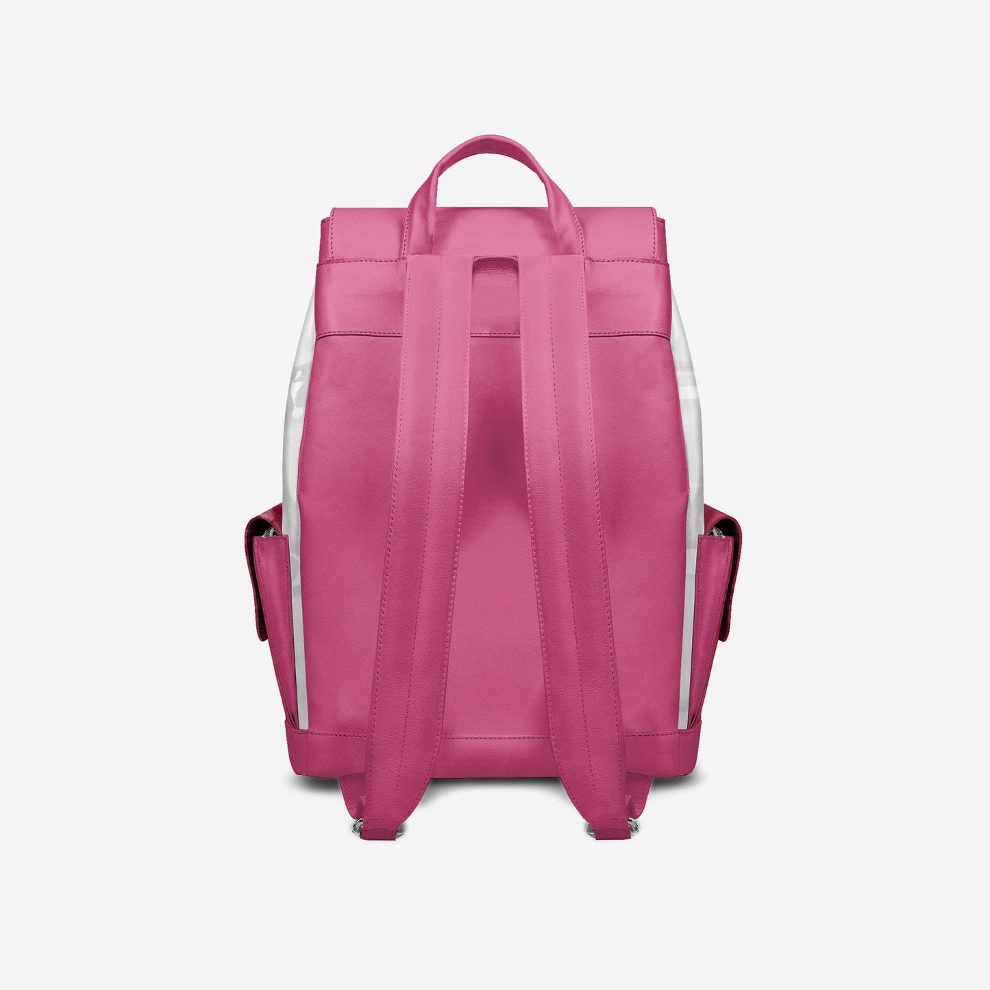 Sac à dos écologique Couture – Édition rose et blanc | BYMANYC ® New York