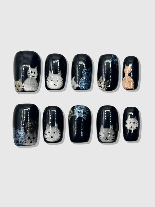 Cat Lady Nekoyanin Press-on Nails