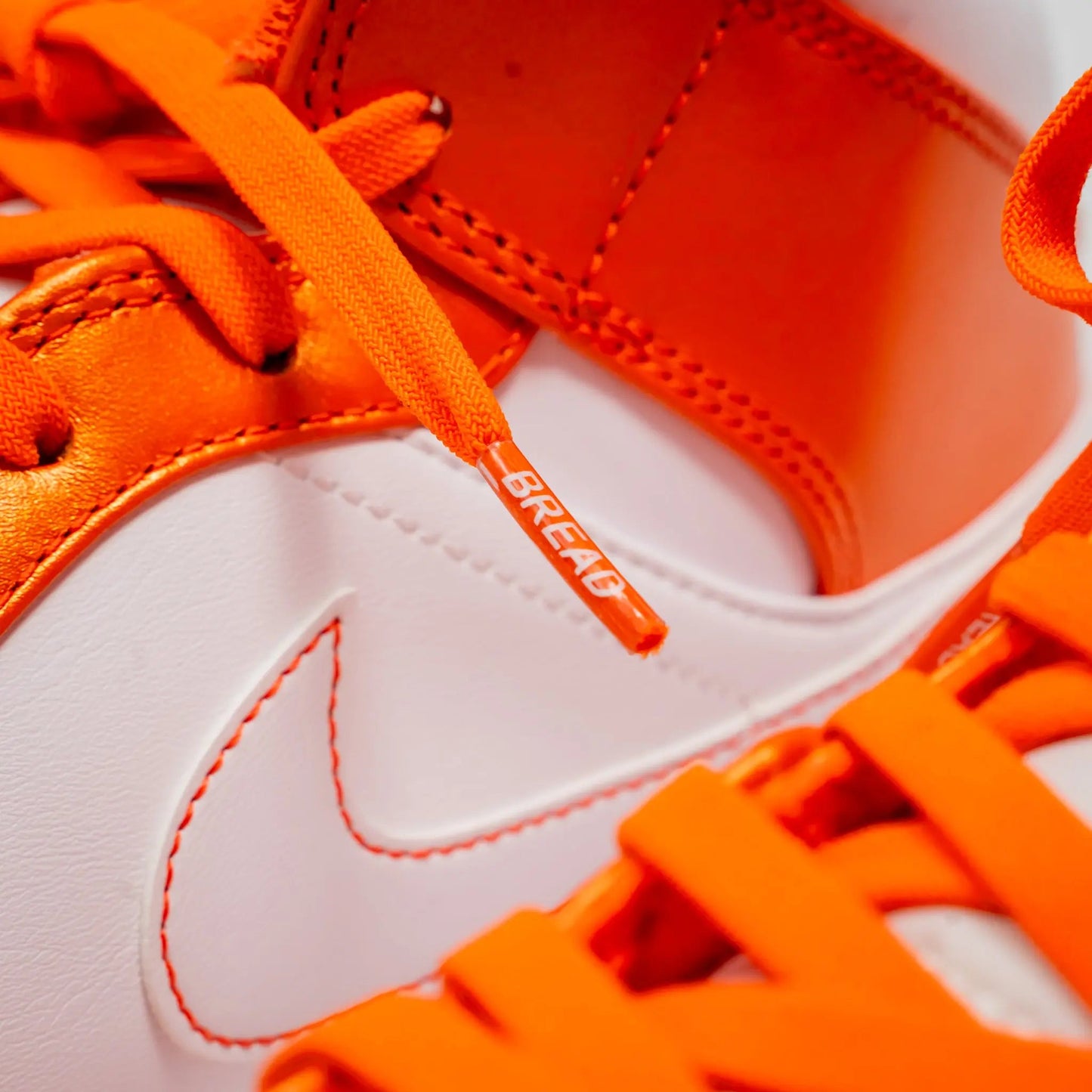 Coral Orange Bread Laces