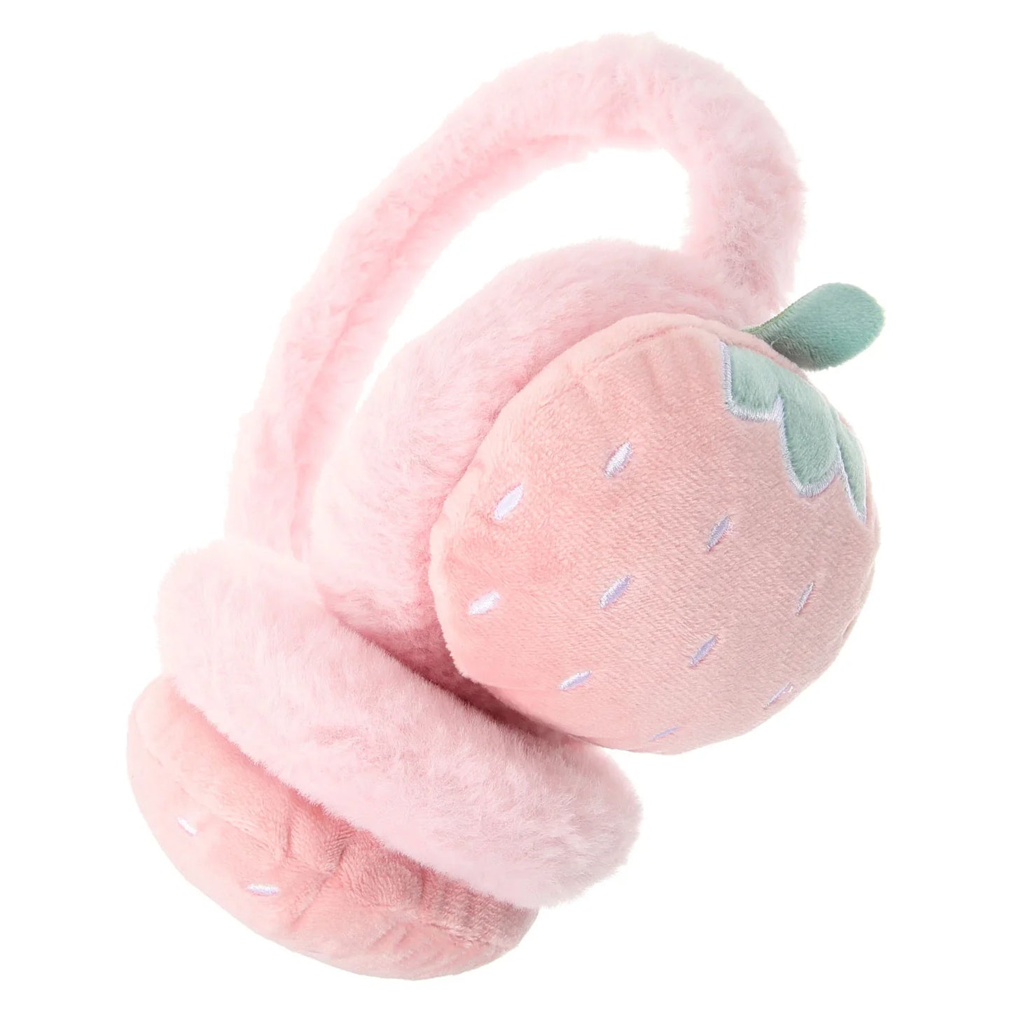 Cache-oreilles Kawaii rose fraise