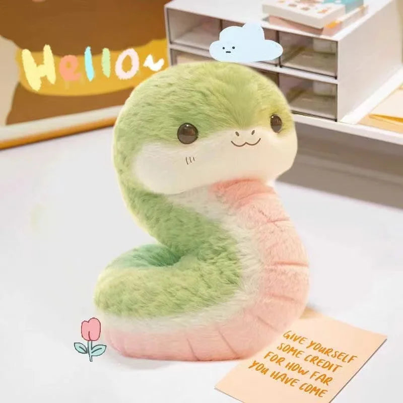 Peluche serpent kawaii
