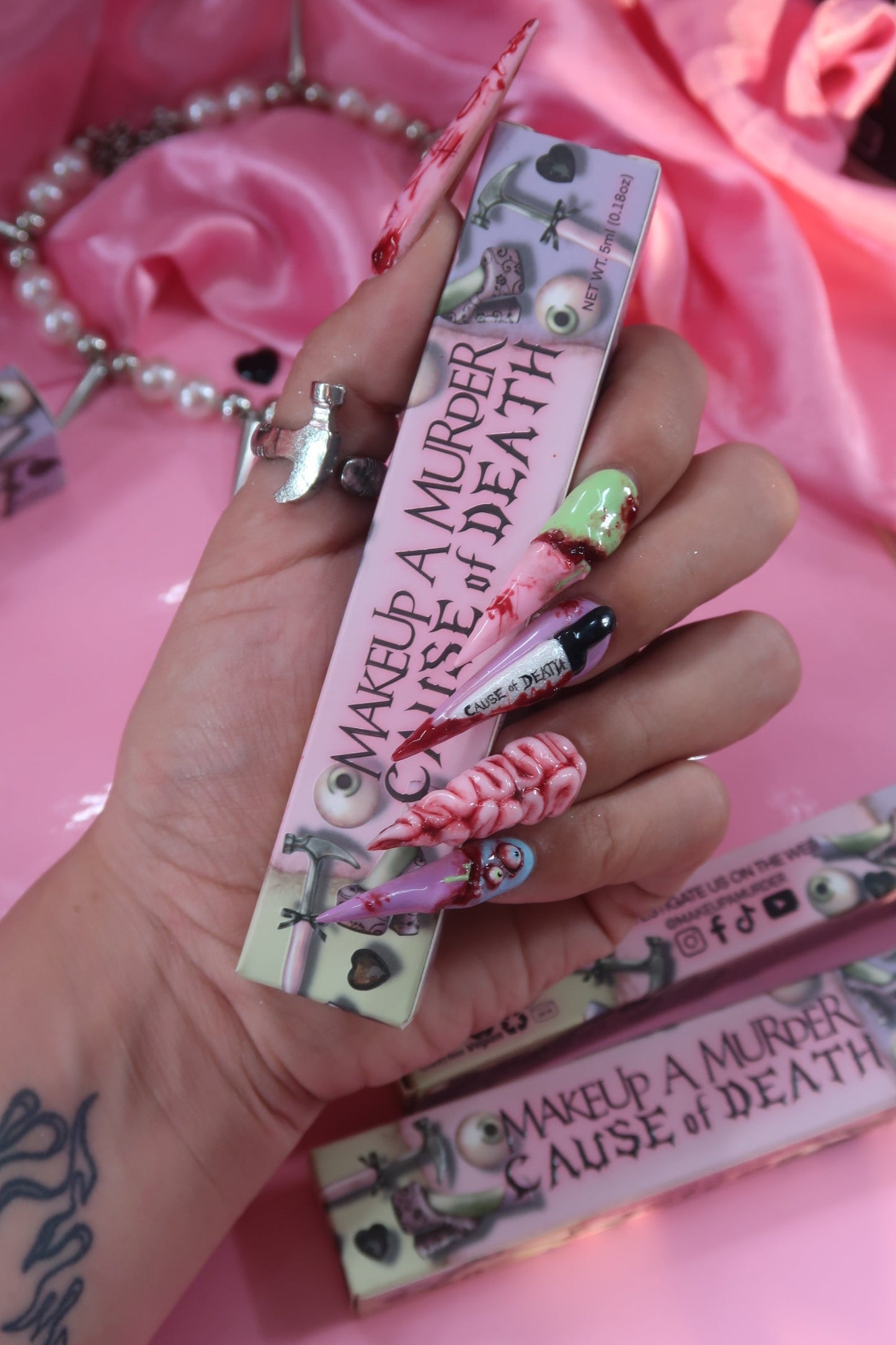 Cause of Death Pastel Liquid Makeup a Murder Eyeshadow Collection