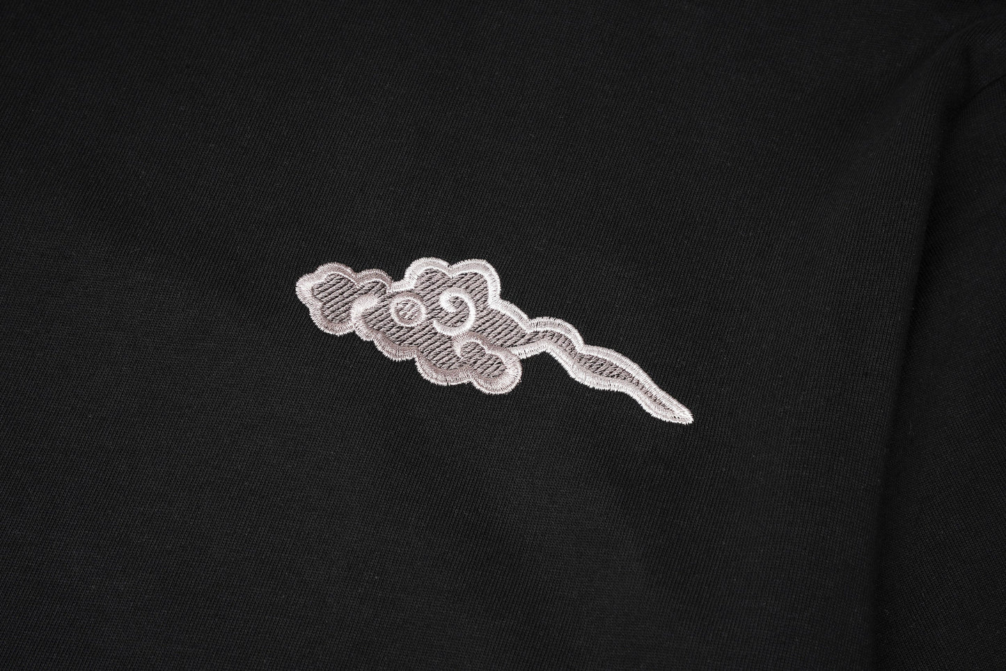 ET521 Grey Dragon Embroidered Tee
