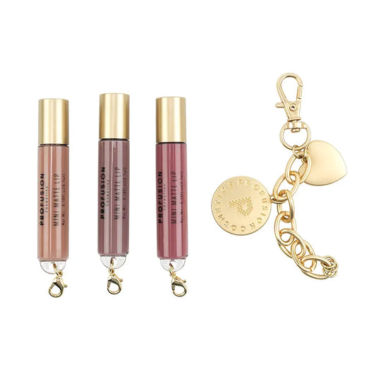 Charming Lips Set - 3pc with Keychain