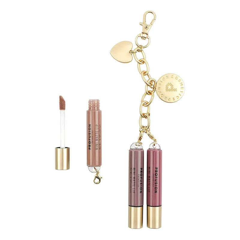Charming Lips Set - 3pc with Keychain