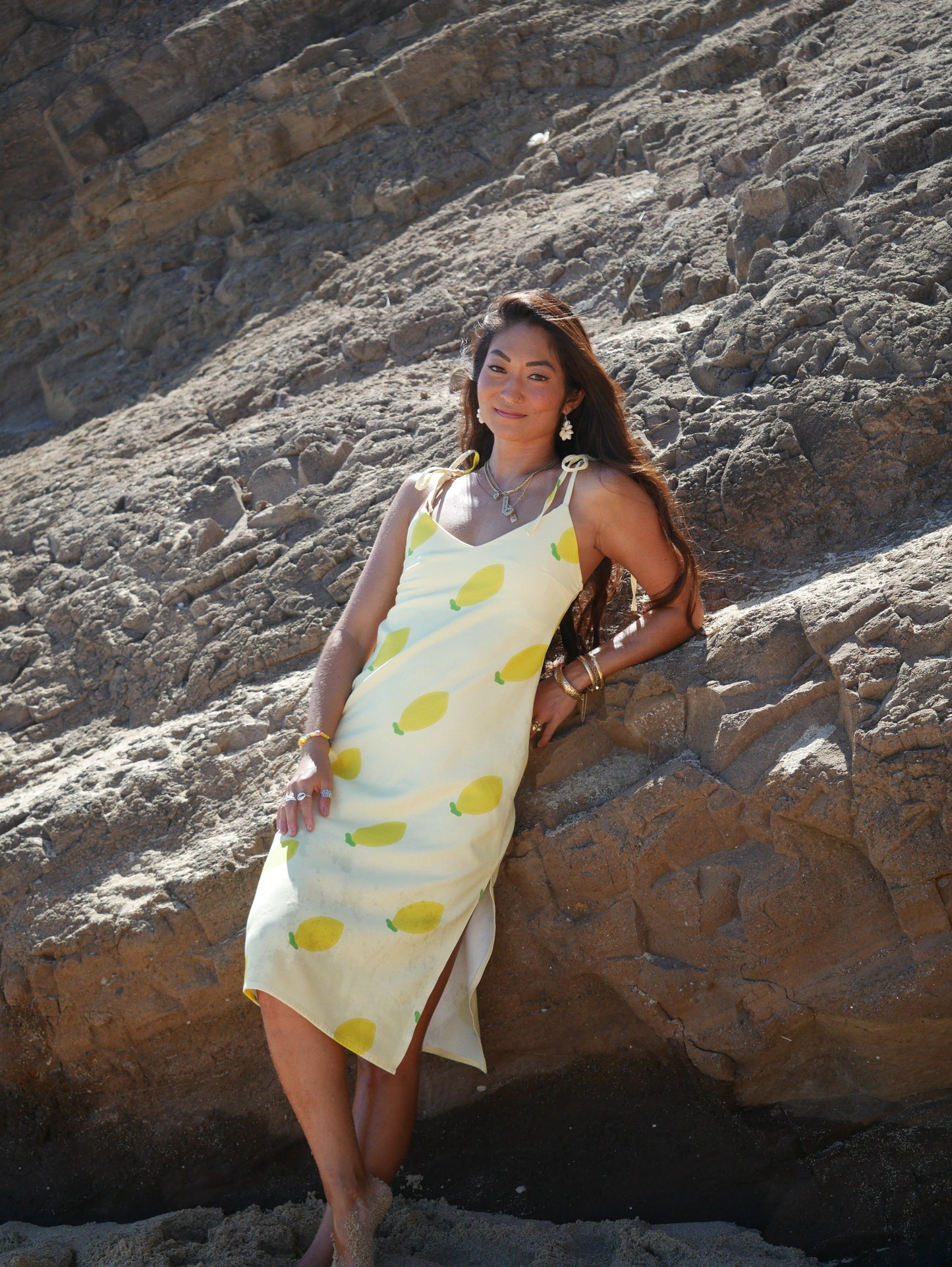 Malia Dress — Lemon