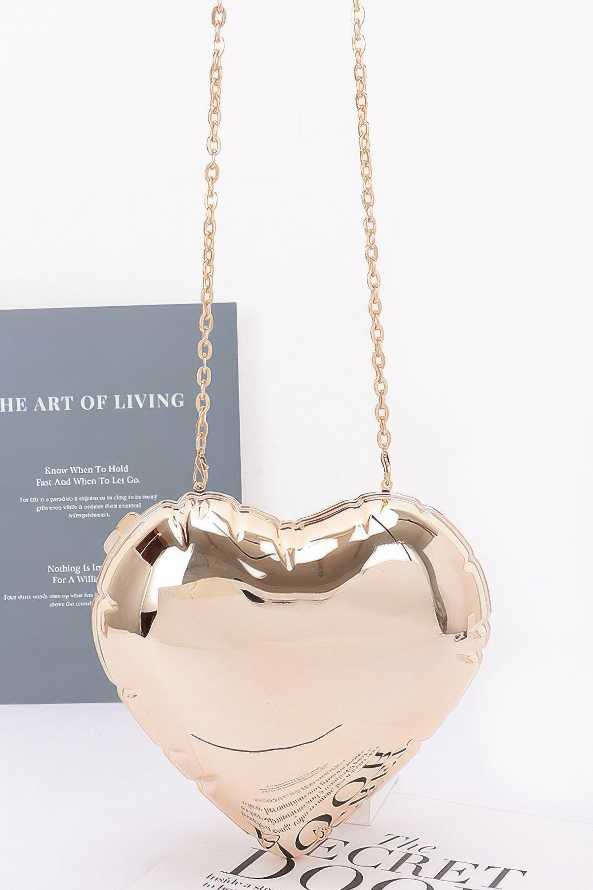 Valentine Heart Acrylic Evening Bag