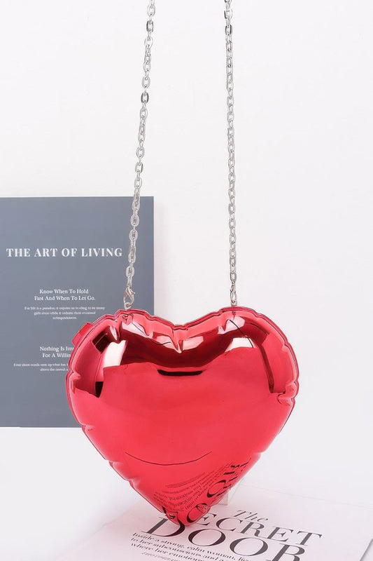 Valentine Heart Acrylic Evening Bag