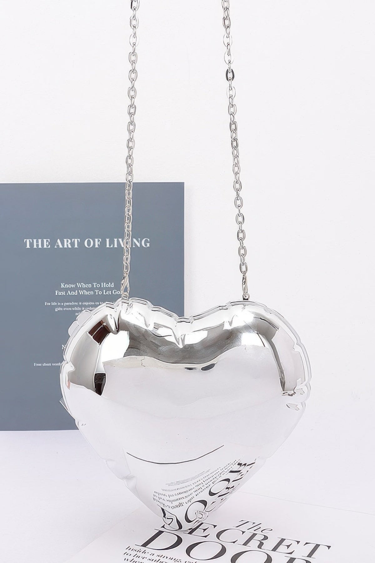 Valentine Heart Acrylic Evening Bag