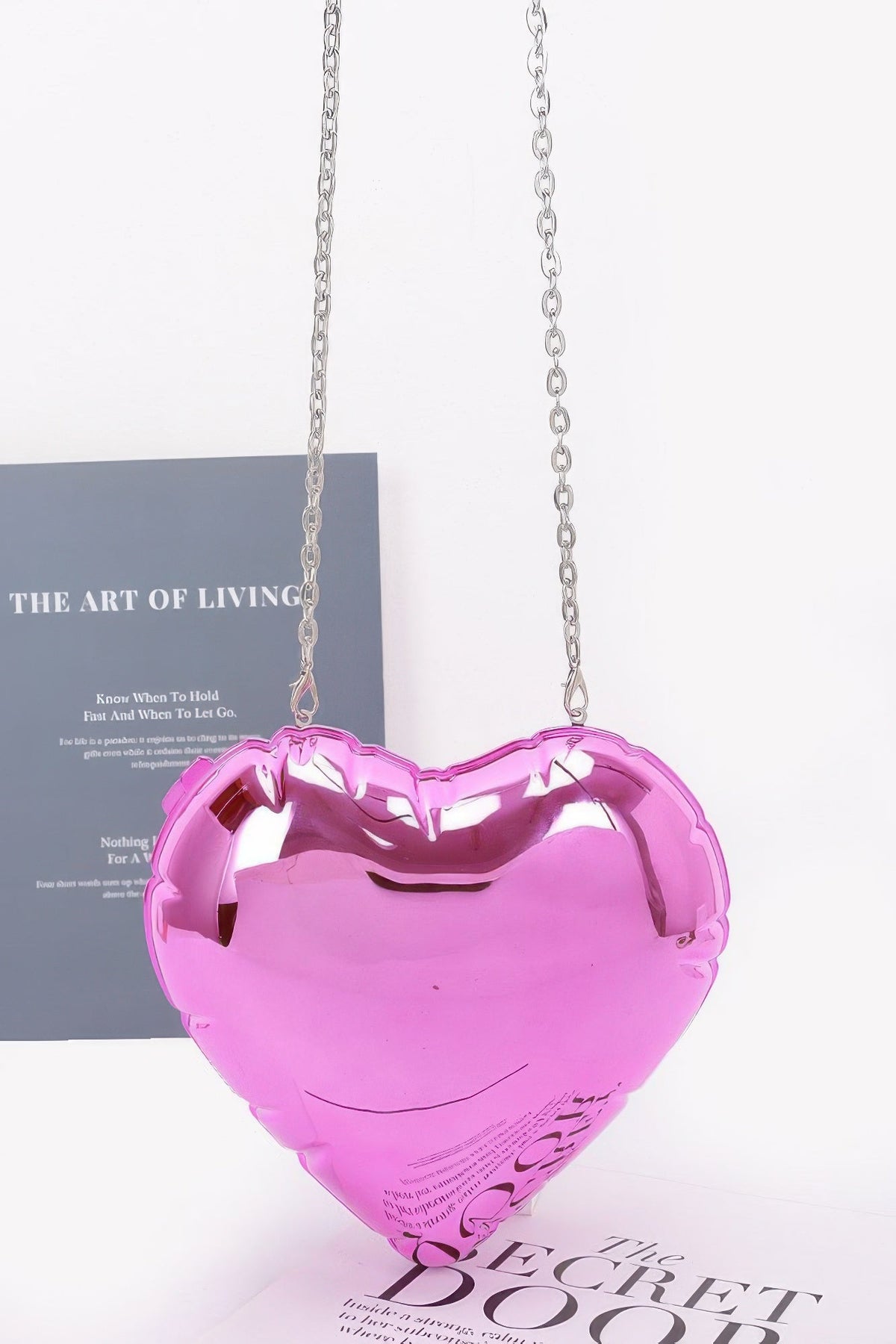 Valentine Heart Acrylic Evening Bag