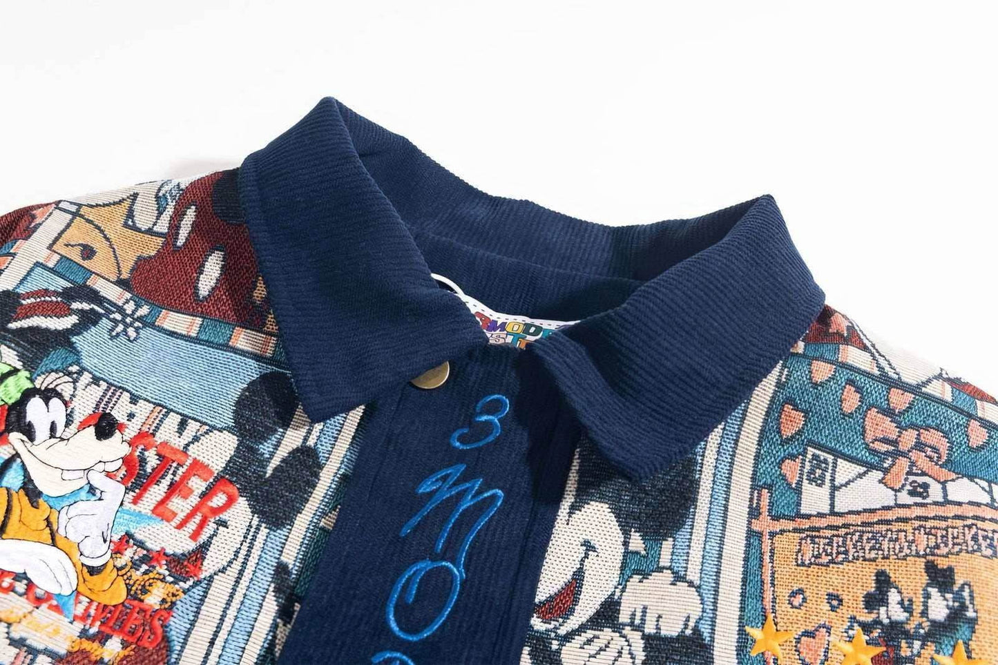 Embroidered Bomber Jacket – Retro Baseball Style