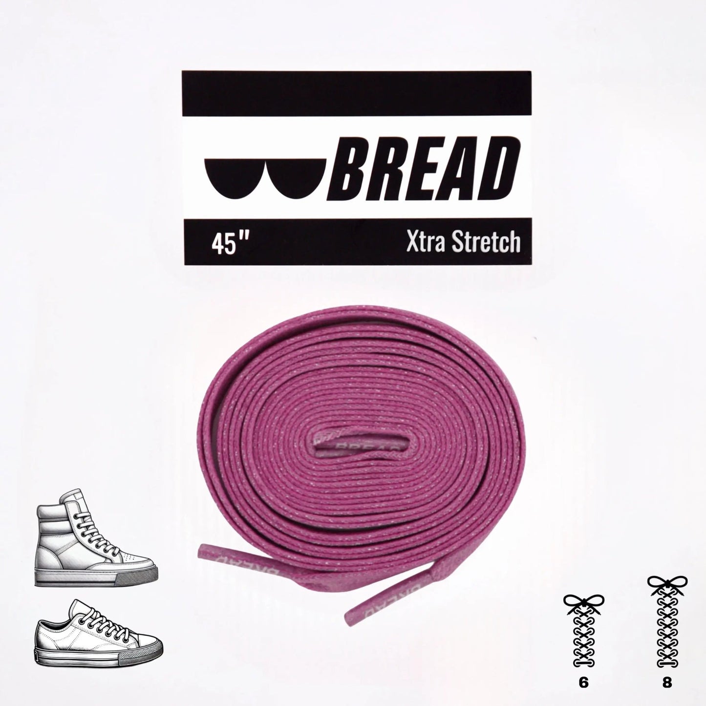 Pretty Pink Bread Laces