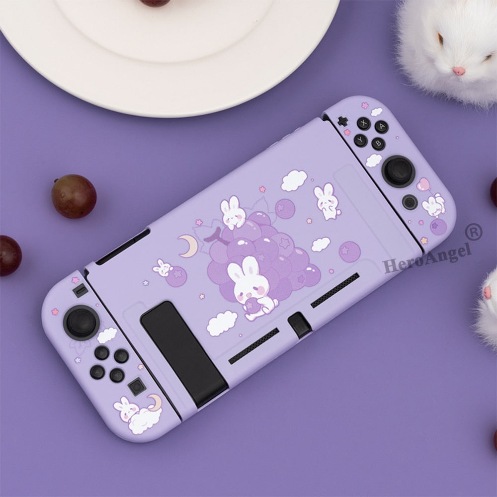 Grape Bunny Nintendo Switch Cover