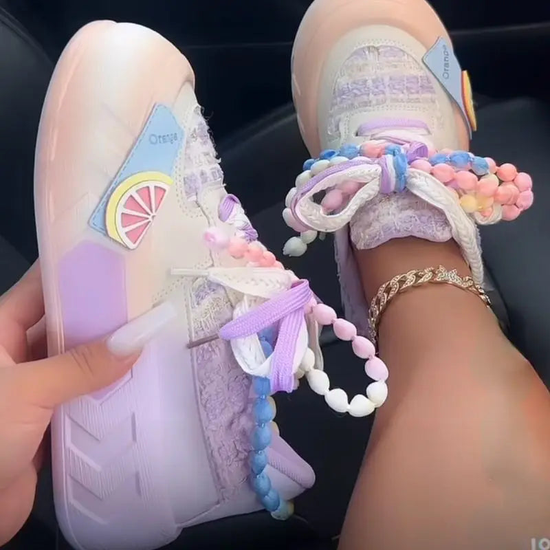 Kawaii Precious Pearl Sneakers