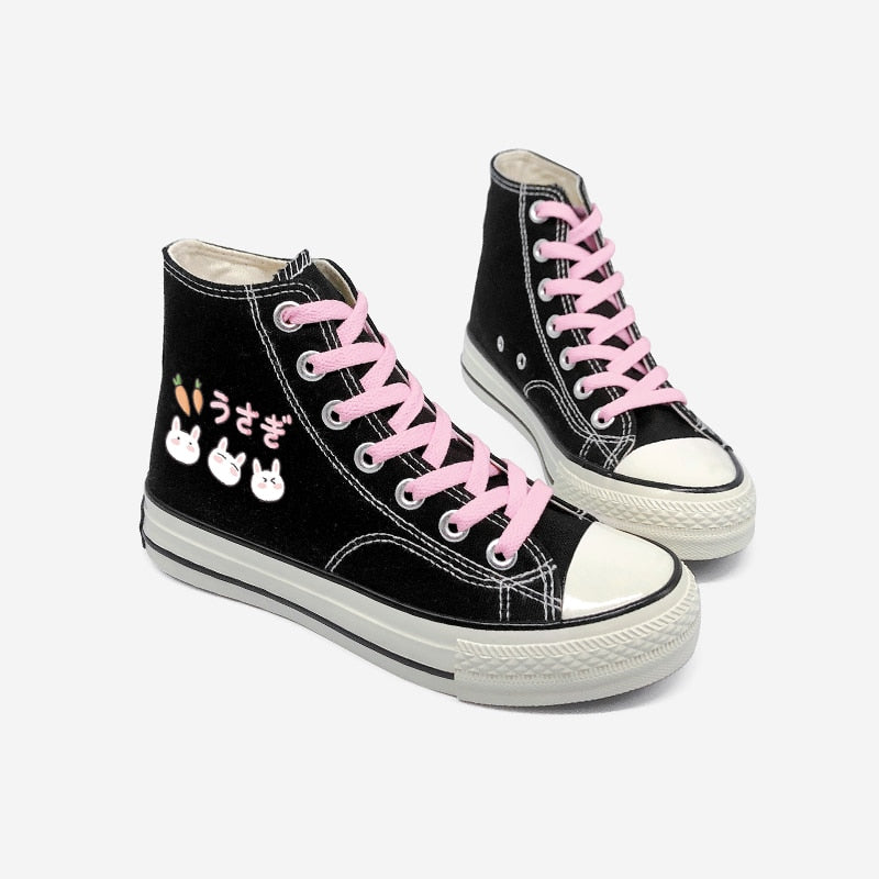 Baskets montantes Usagi noires