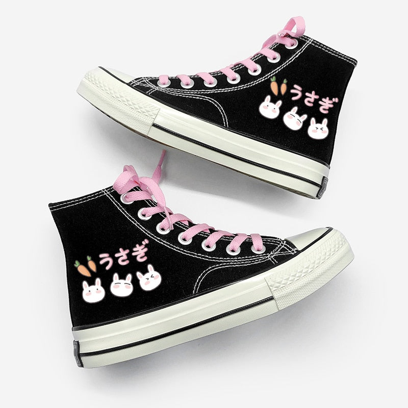 Baskets montantes Usagi noires