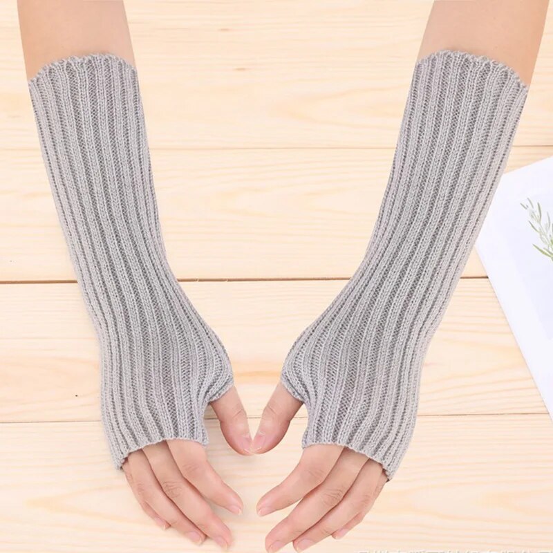 Fingerless Arm Warmer Gloves