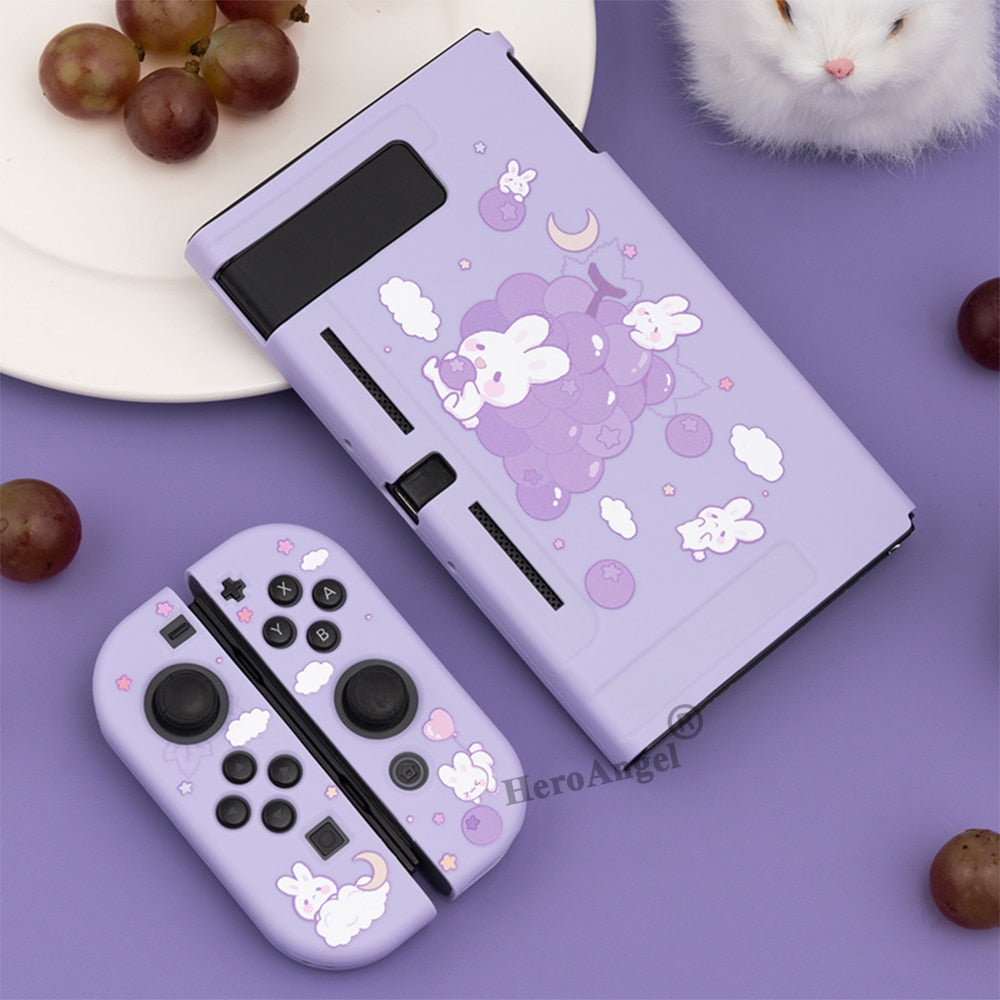 Grape Bunny Nintendo Switch Cover