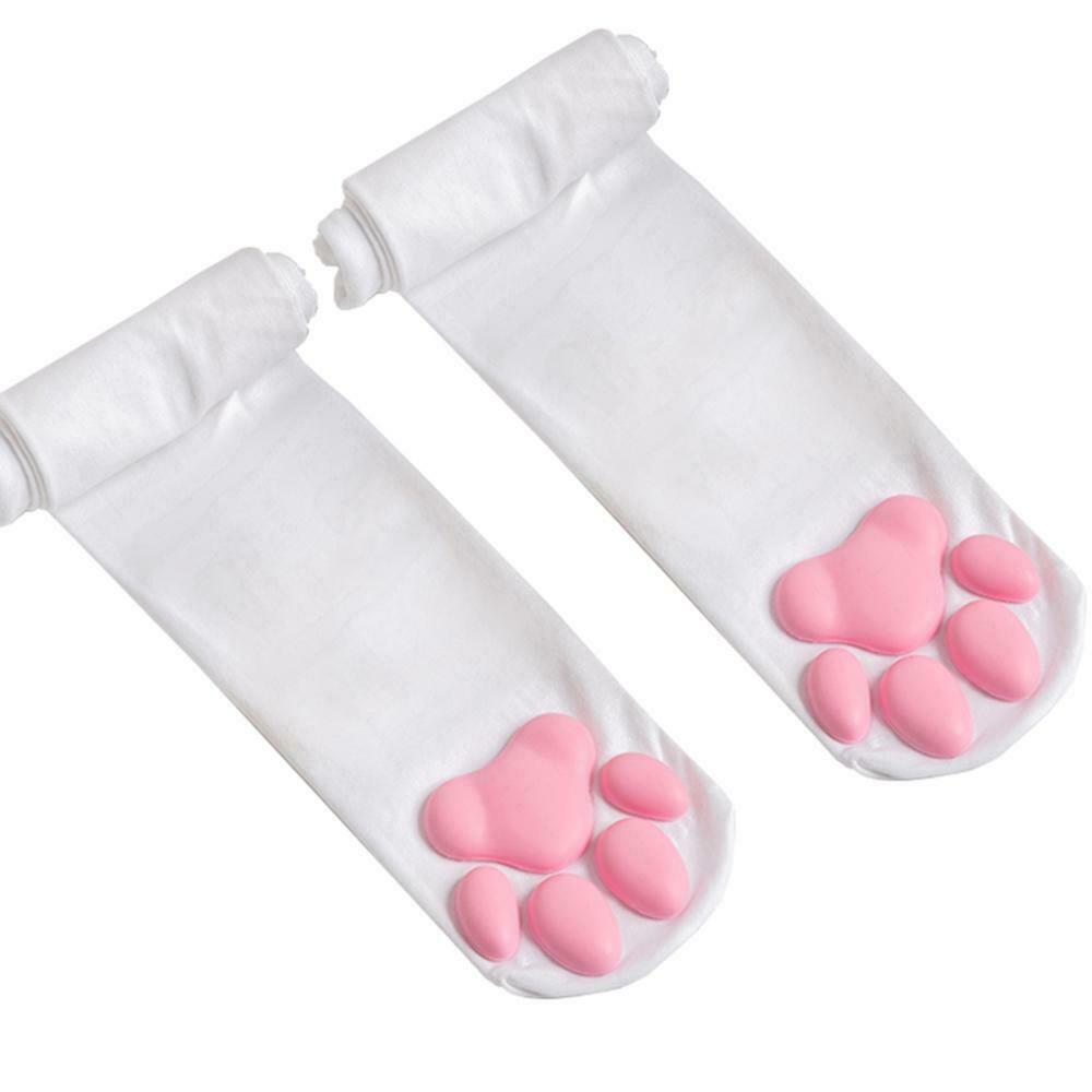 Thigh High Cat Paw Stockings & Warm Warmers