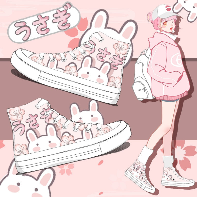 Baskets montantes Bunny Cherry Blossom