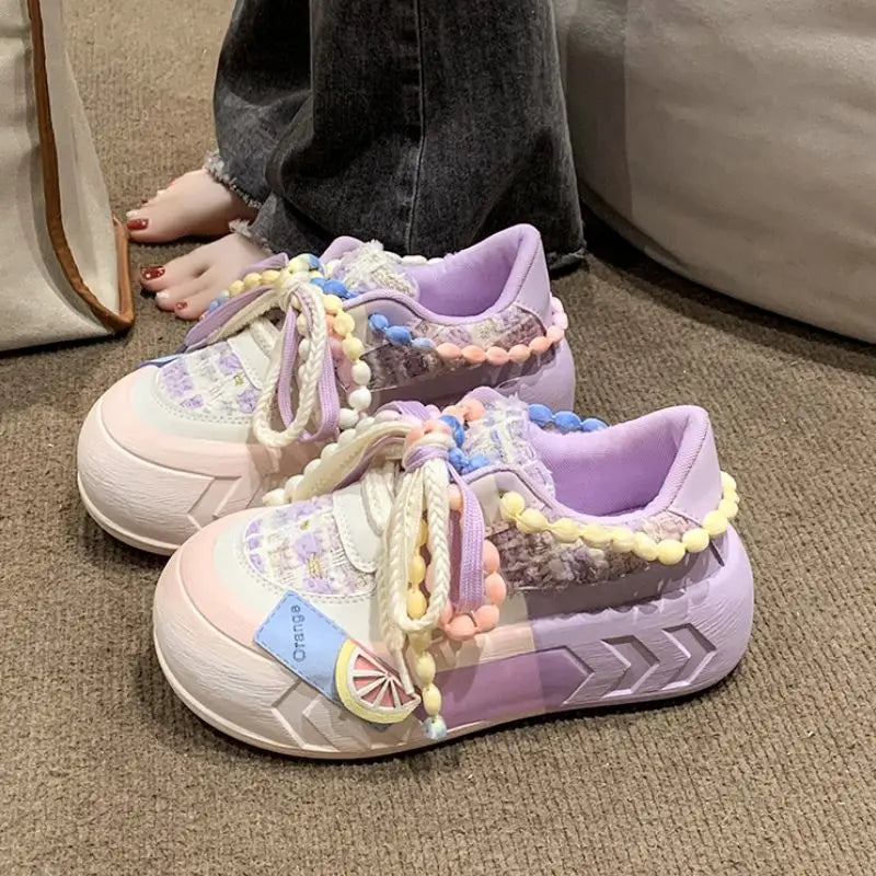 Kawaii Precious Pearl Sneakers