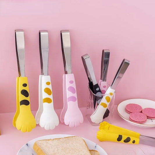 Pinces de cuisine en forme de patte de chat