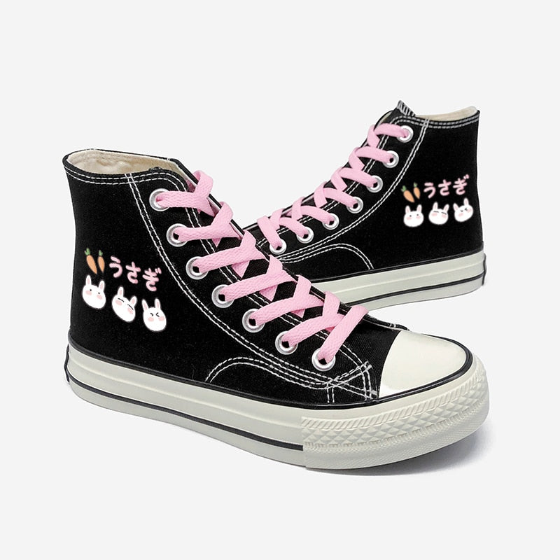 Baskets montantes Usagi noires