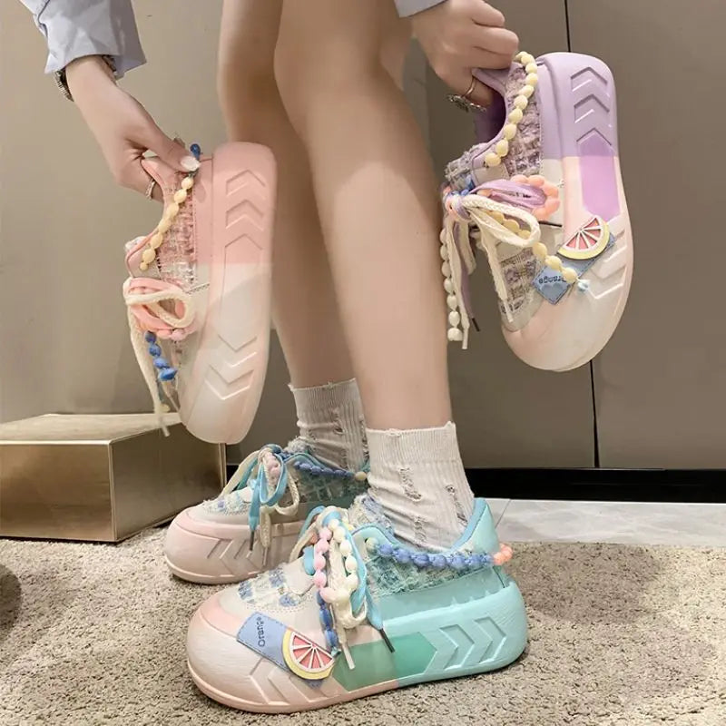 Kawaii Precious Pearl Sneakers