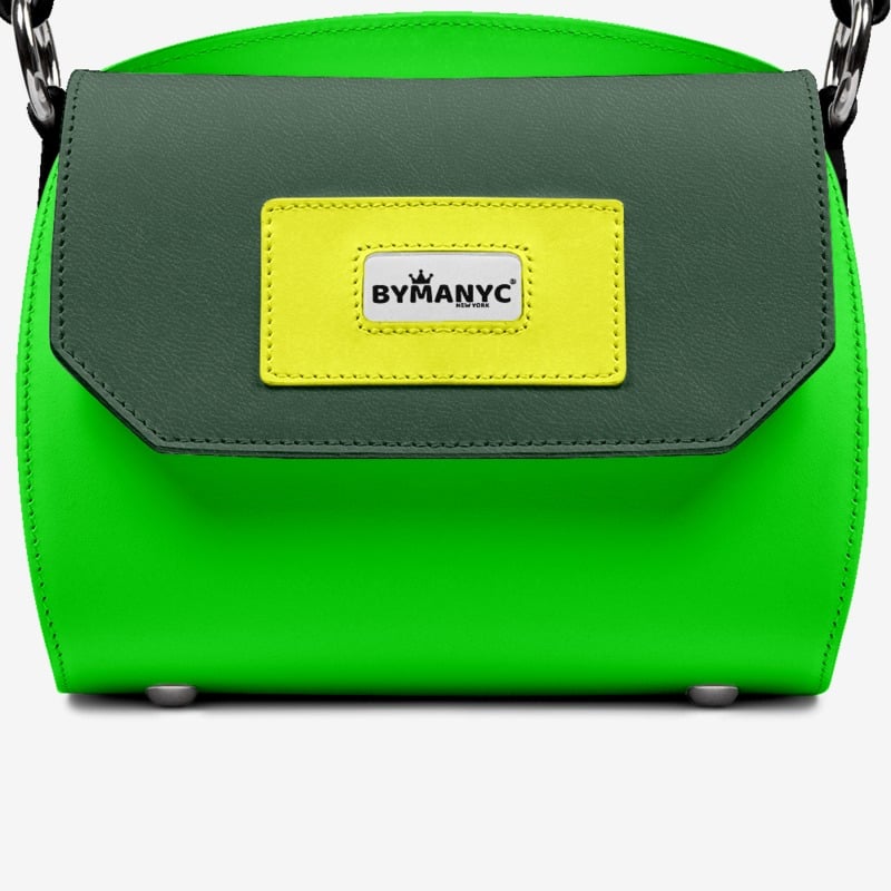 Bolso BYMANYC ® Nueva York – Minicaja vegana Couture en SoHo Midnight