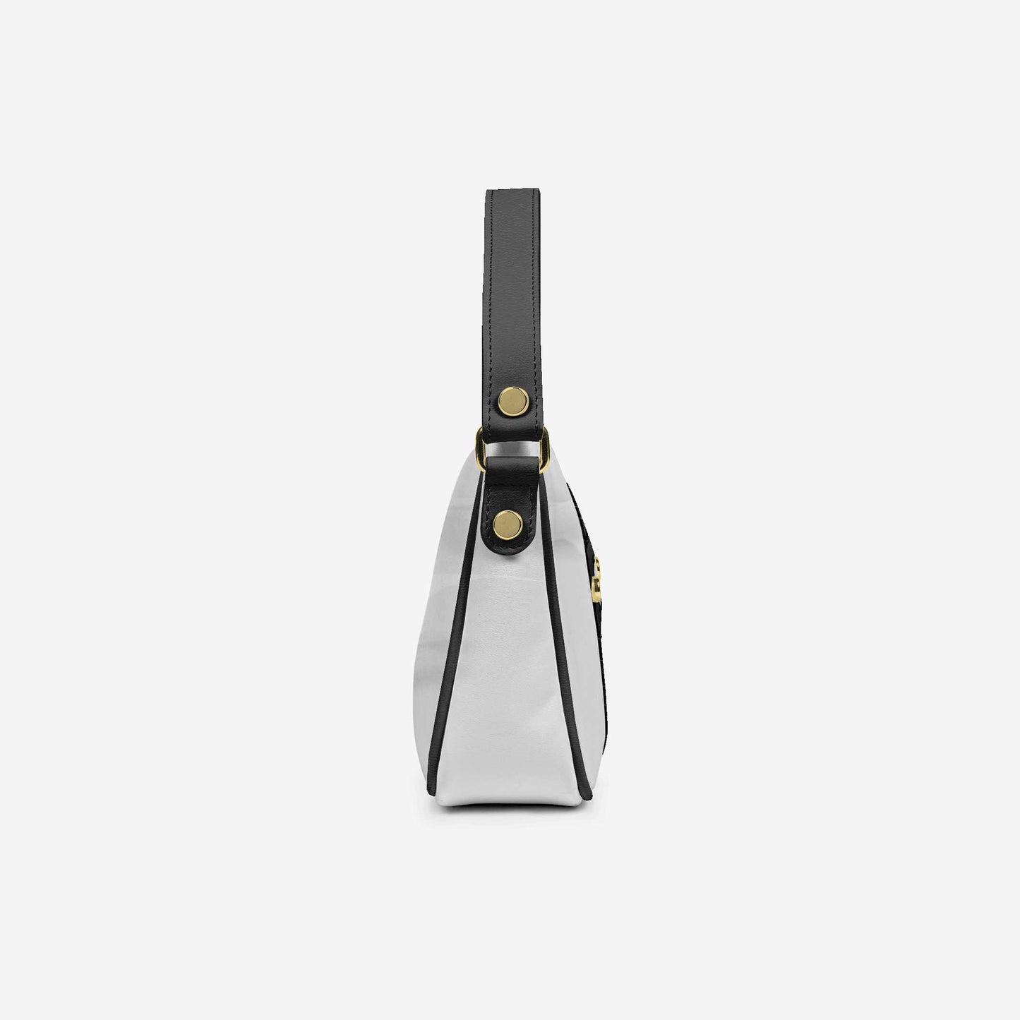 Sac à main BYMANYC ® New York – Couture Vegan Vertical Band en Midnight Gold