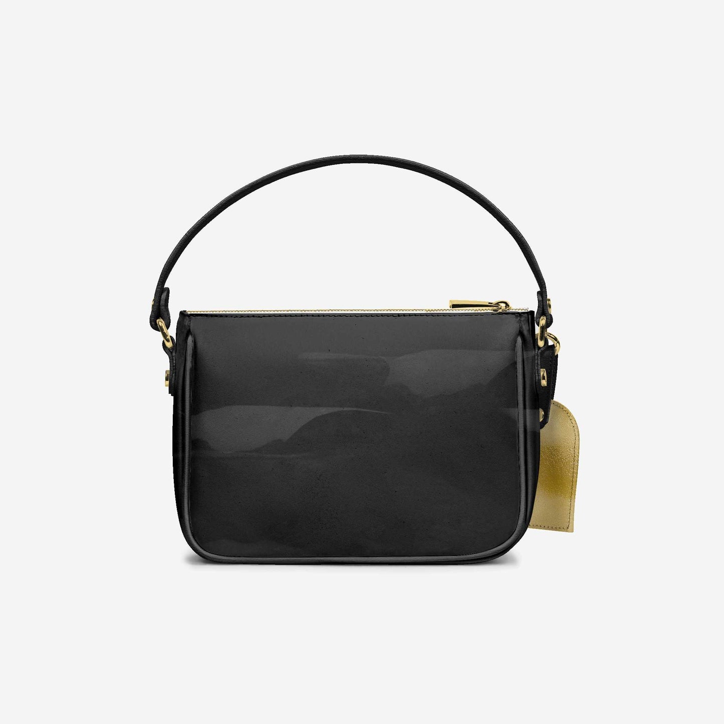 Sac à main BYMANYC ® New York – Pendentif Luxe à bande verticale en platine et noir