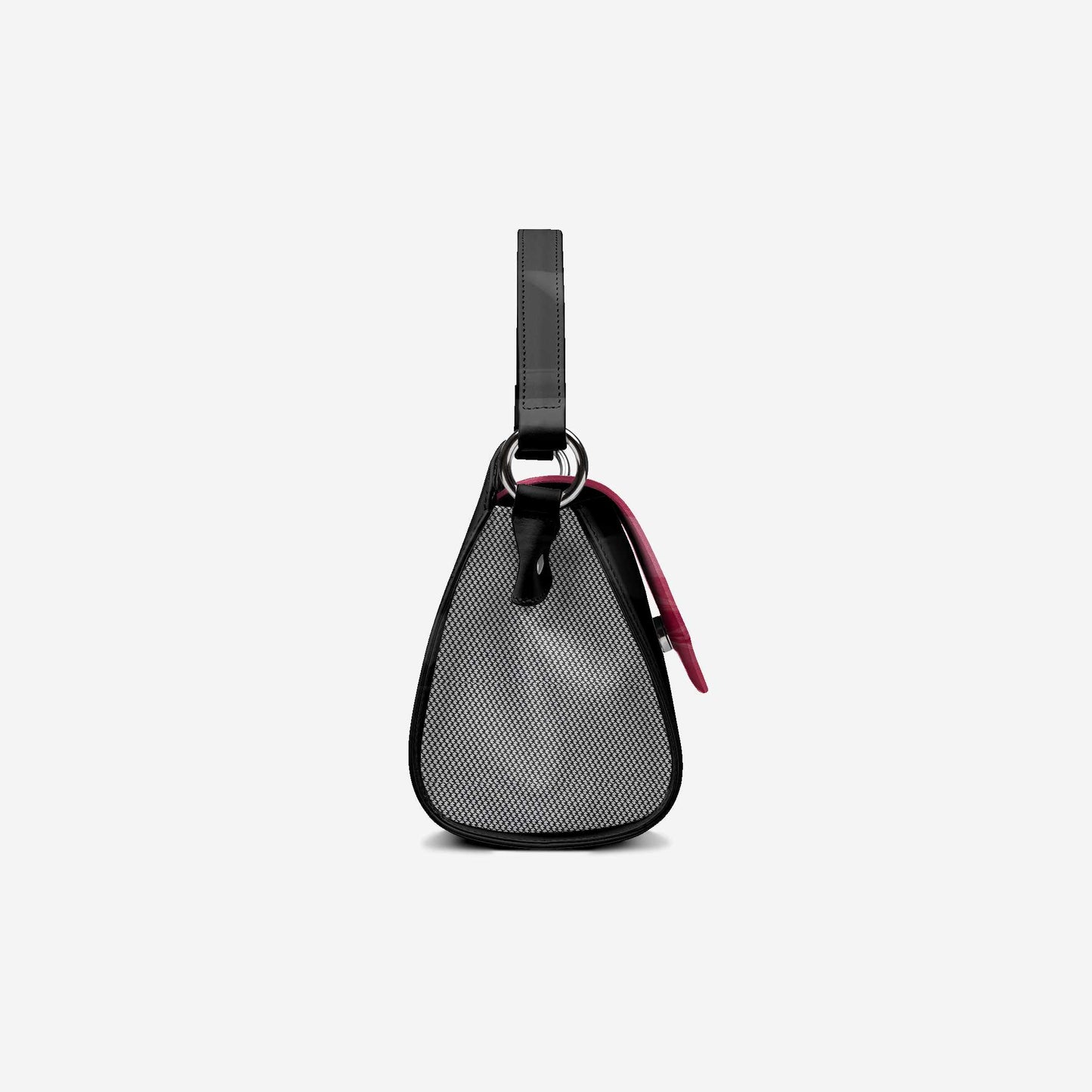 Sac à main BYMANYC ® New York – Mini malle couture vegan en noir Manhattan
