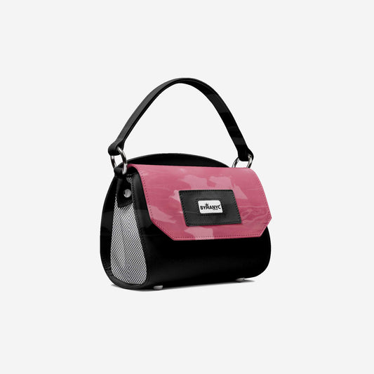 Bolso BYMANYC ® Nueva York – Vegan Couture Trunk Mini en Negro Manhattan