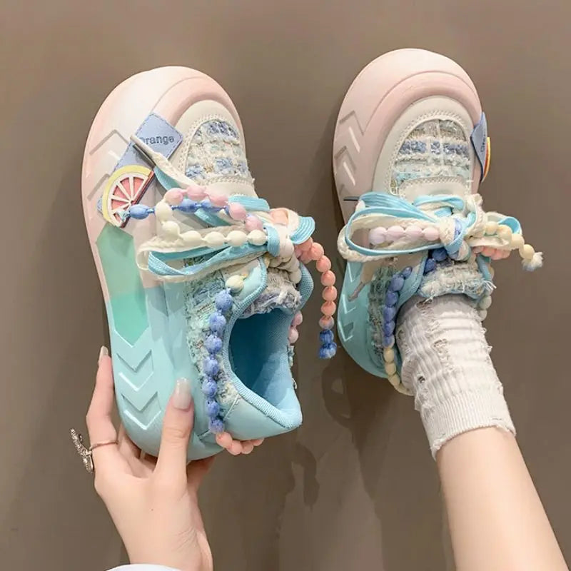 Kawaii Precious Pearl Sneakers