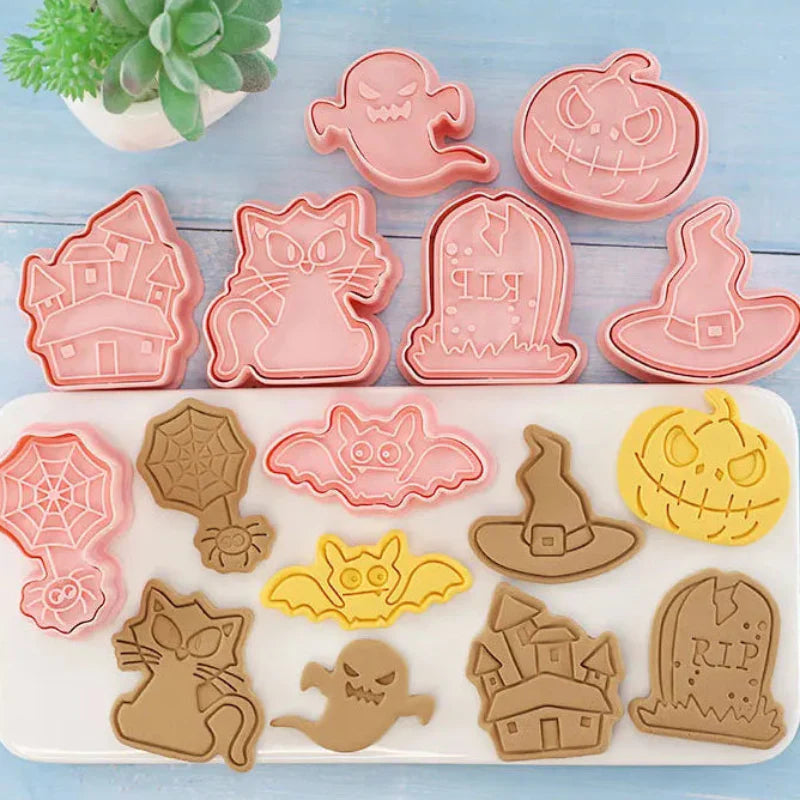 Kawaii Cookie Cutters 3D 8 Pcs