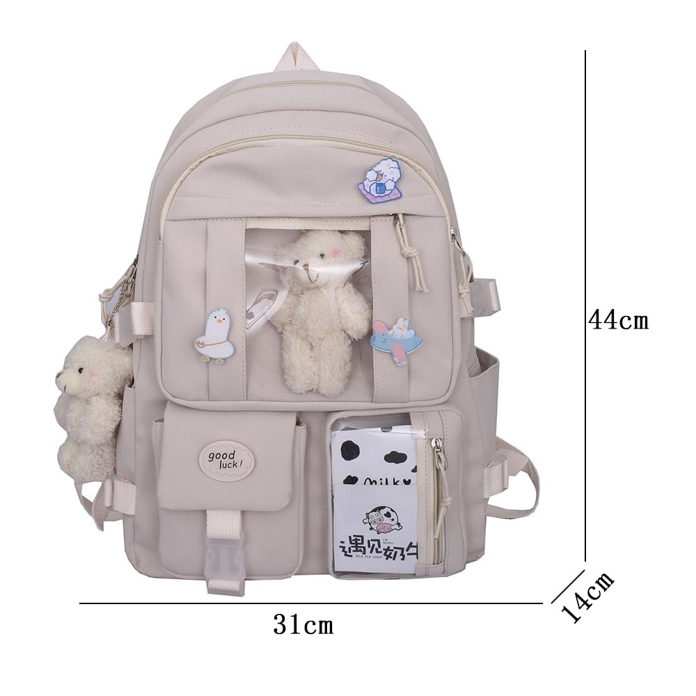 Sac à dos en peluche ours