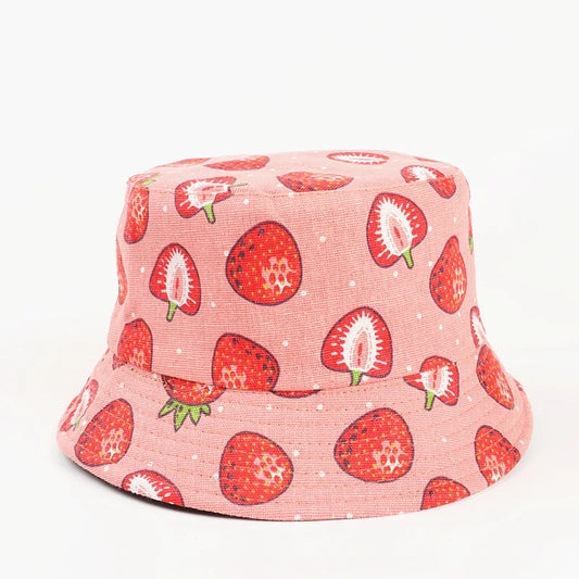 Chapeau Bob Imprimé Fraises