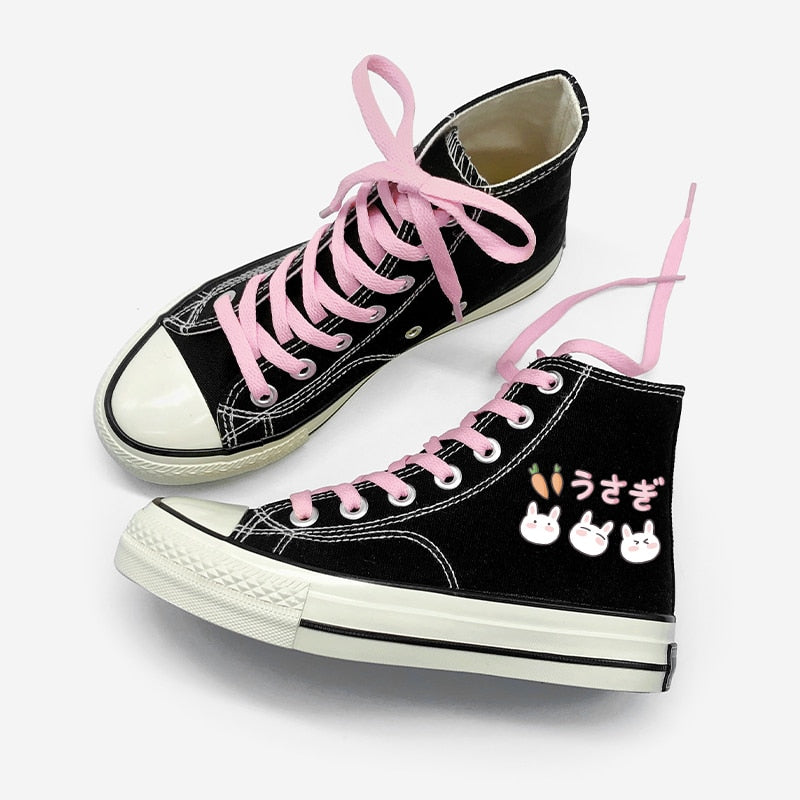 Baskets montantes Usagi noires